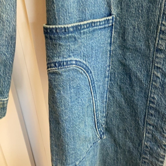 Anthropologie denim trench coat size sm NWT - Picture 8 of 8